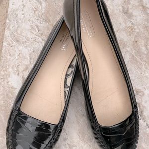Coach size 7.5 black patent leather